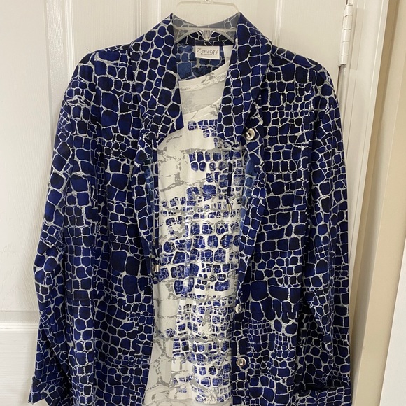 Chico's shirt and jacket-Zenergy size 3 - Picture 1 of 1